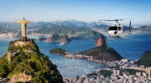 Tour de helicóptero na Urca